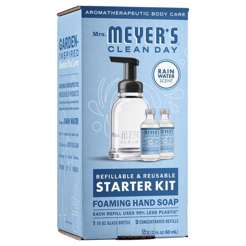 Foaming Hand Soap Starter Kit with Rain Water Scent