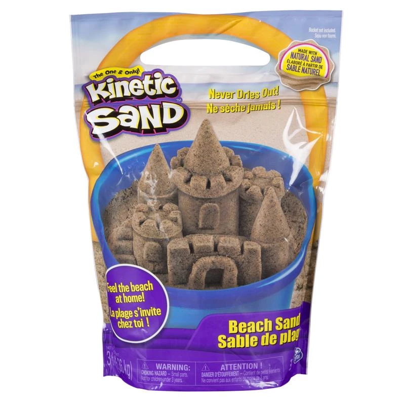 Beach Sand Kinetic Sand Natural 48oz - Model 6028362