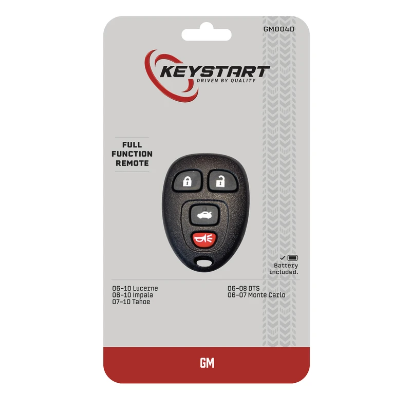 Self Programmable Remote Automotive Replacement Key Gm004 Double Sided For Gm Vehicles