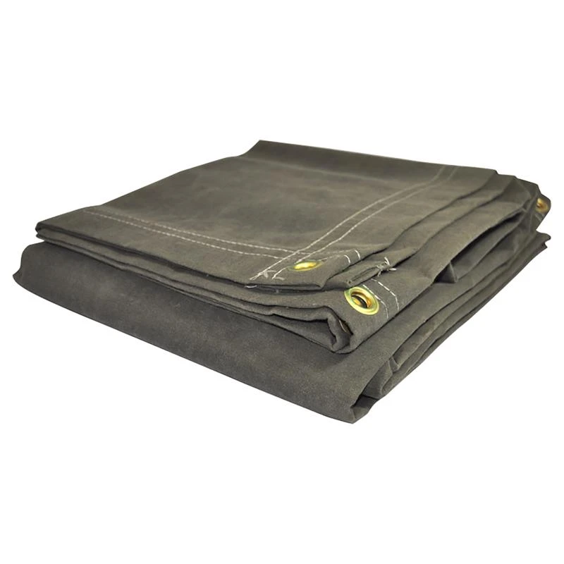 Dry Top 12 Ft. W X 24 Ft. L Heavy Duty Olive Canvas Tarp