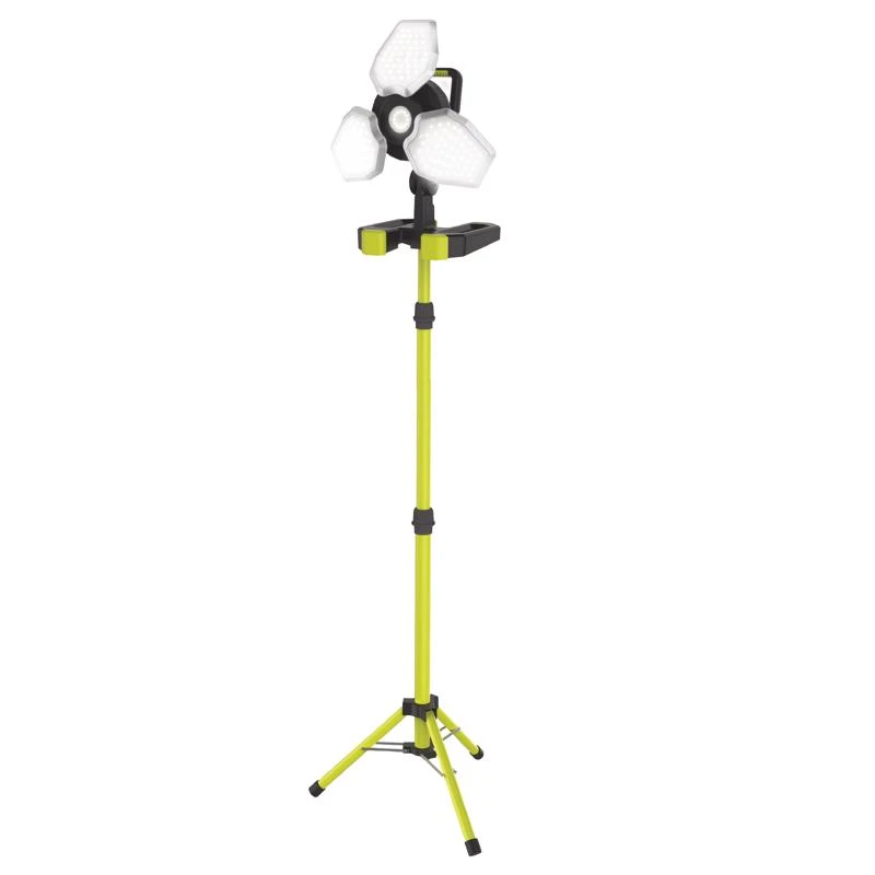 Beyond Bright 7500 Lumens Led Corded Tripod Work Light With Tripod Stand