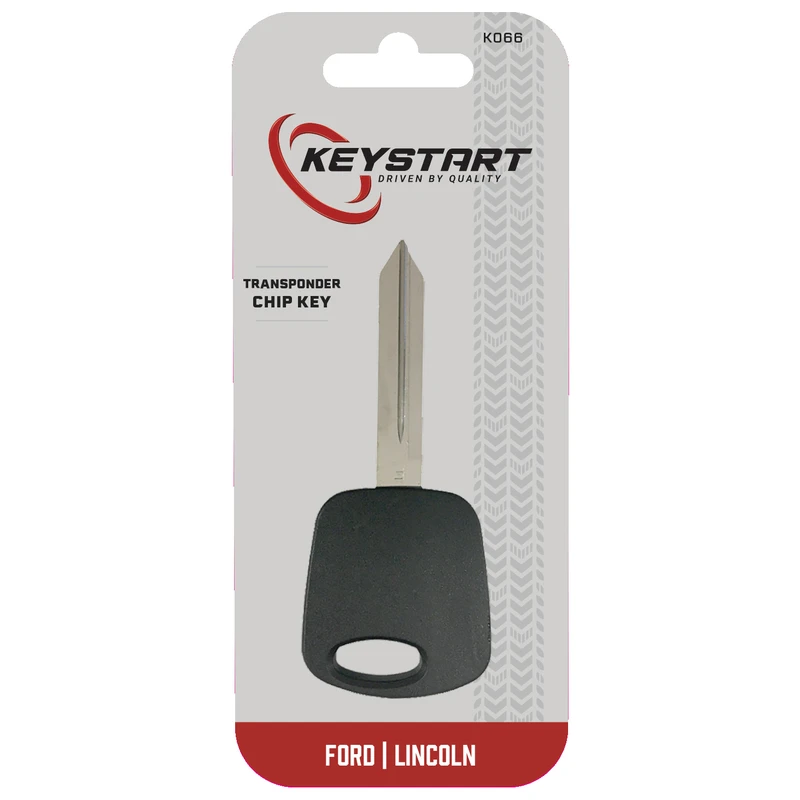 Transponder Automotive Replacement Key K066 For Ford Vehicles - Single Piece