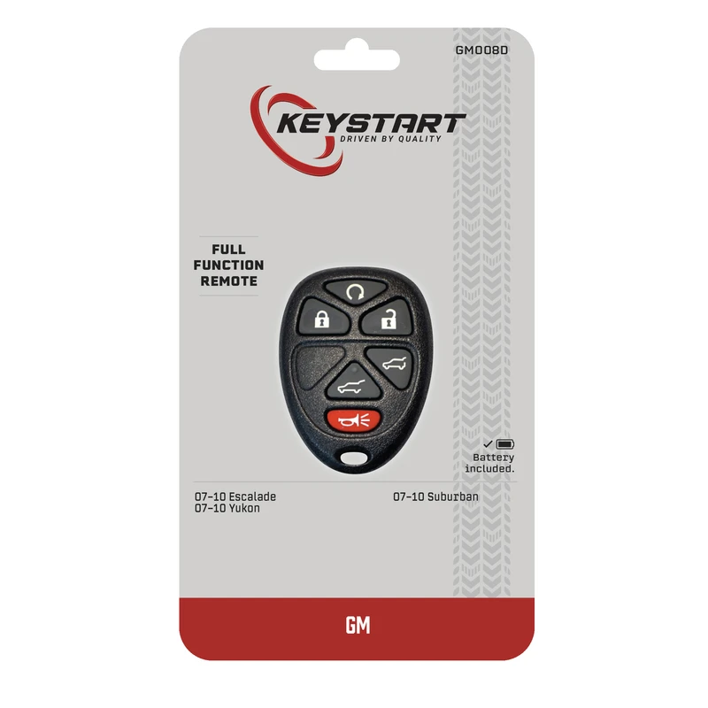 Keystart Self Programmable Remote Automotive Replacement Key Gm008 Double For Gm Vehicles