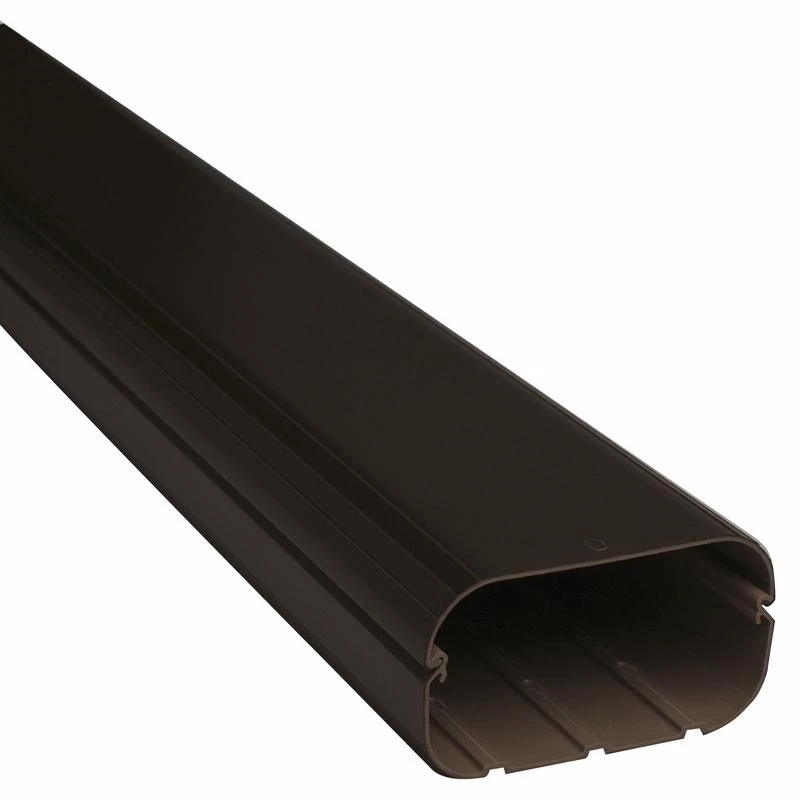 Line Set Covers 78 In. W X 3.25 In. H Brown Plastic Duct Cover