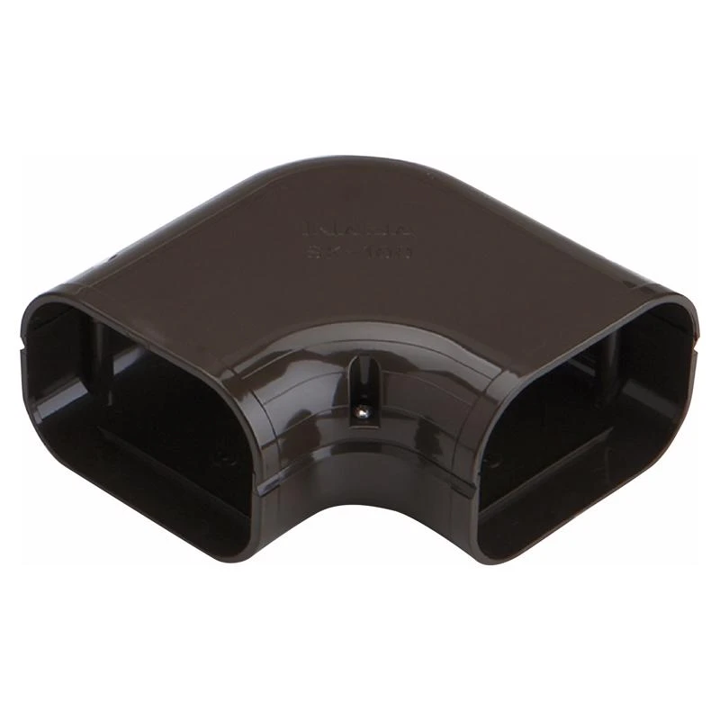 Line Set Covers 6 In. W X 6 In. H Brown - 90 Degree Flat Duct