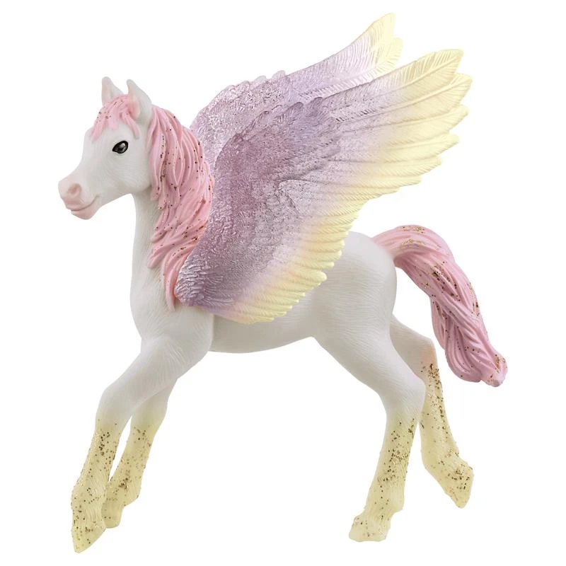 Bayala Sunrise Pegasus Foal Figurine White 7 In. Model 70721