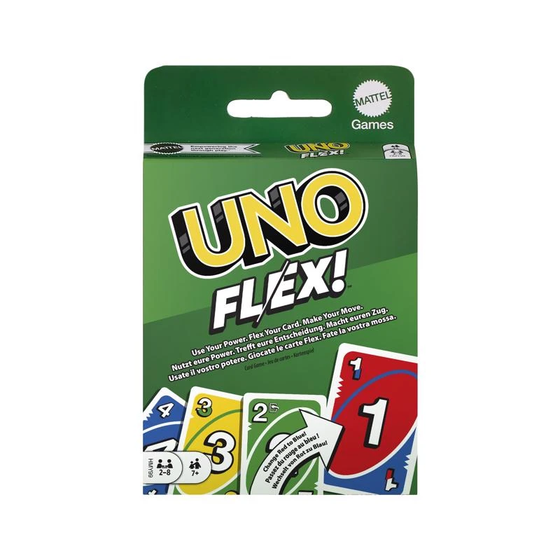Mattel Uno Flex Card Game - Fun For Ages 7 And Up - Hmy99