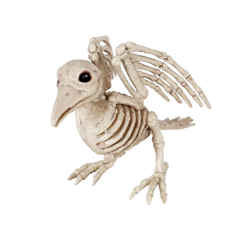 Bird Skeleton Halloween Decor 9.1" Height 5.55" Length 3.8" Model W83241