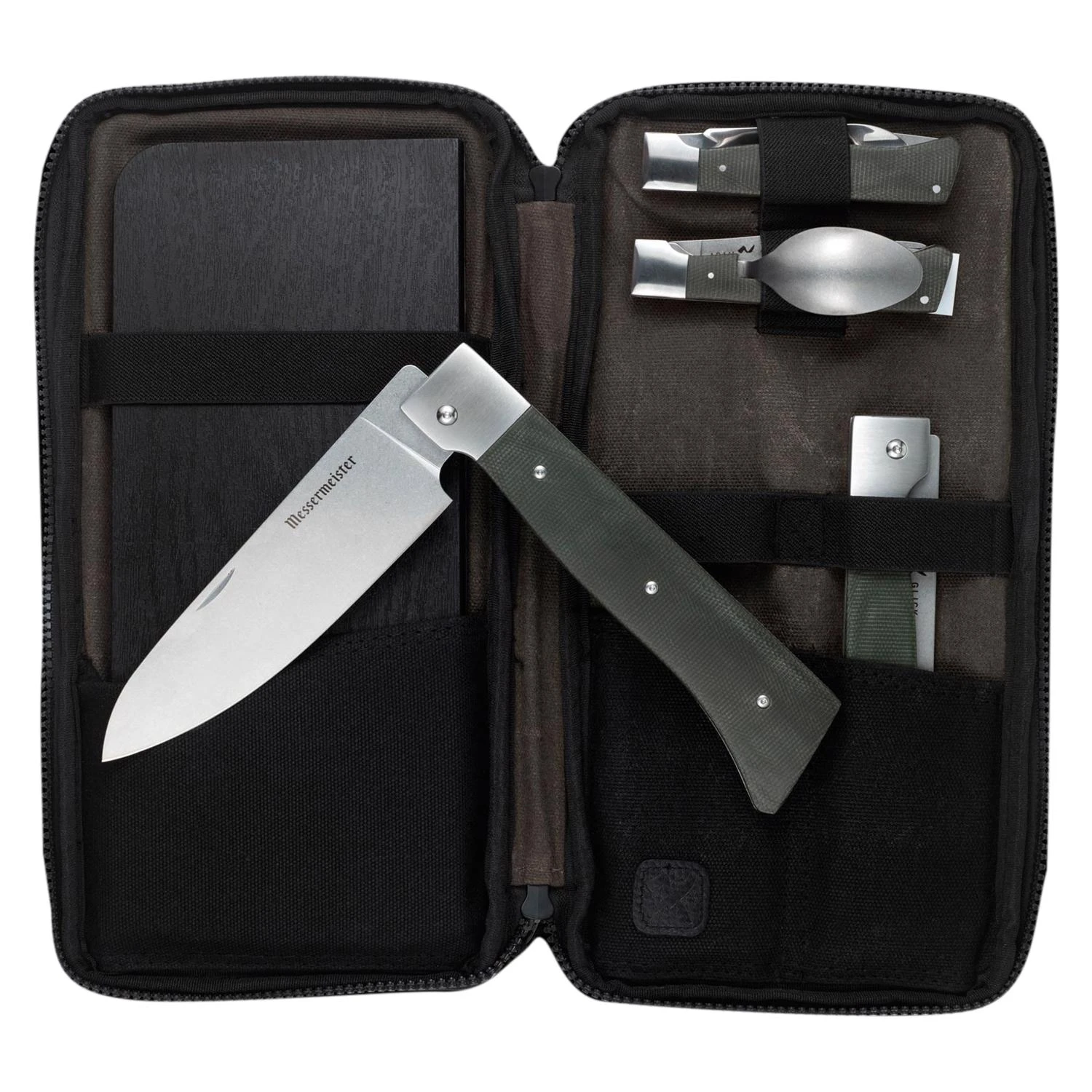 Adventure Chef Stainless Steel Folding Knife Set 6 Piece With Plastic Handles
