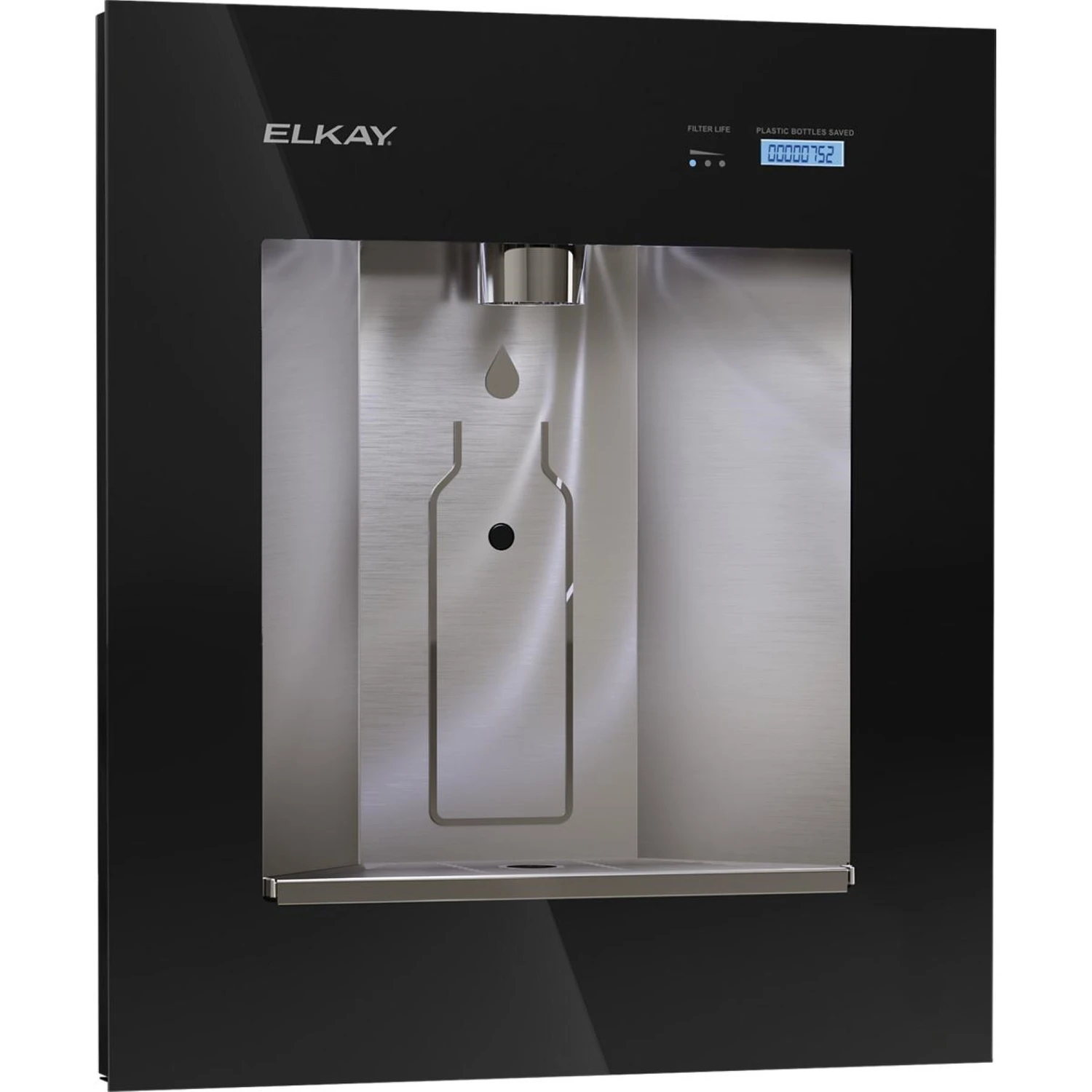 Ezh20 Liv Pro In-wall Water Dispenser Stainless Steel 1 Pt Model Lbwdc00bkc