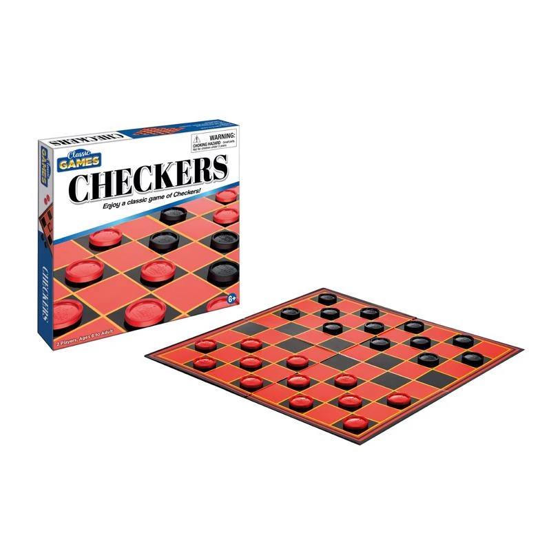 Classic Games Checkers Set For Ages 6 And Up - Model 11118