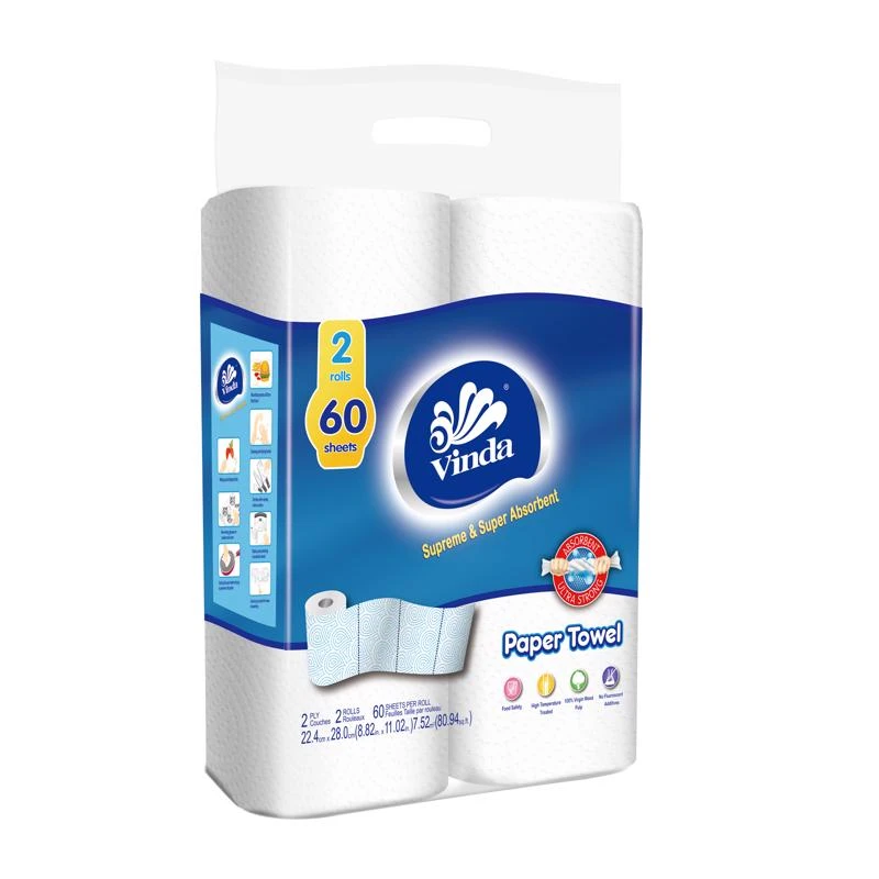 Vinda Paper Paper Towels 60 sheet 2 ply 2 PK