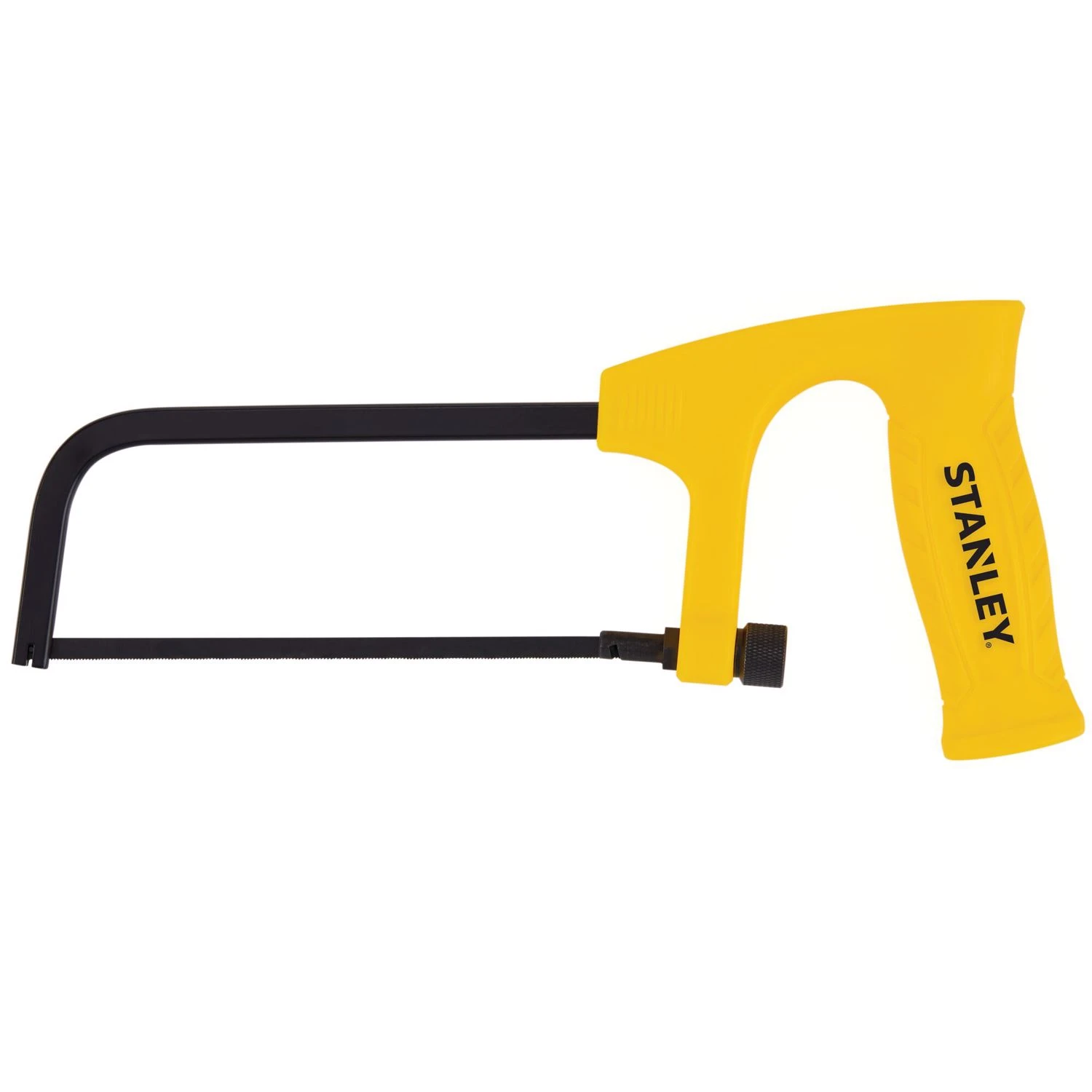 6 Inch Hacksaw - Black And Yellow - Efficient Cutting Tool For Metal And Plastic