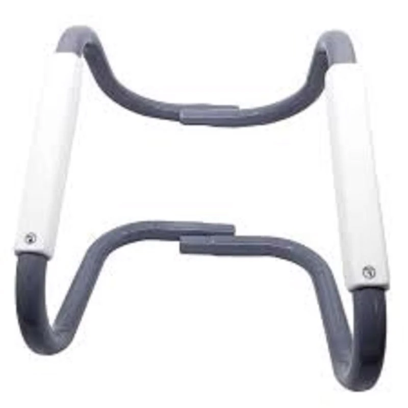 Assurance Elongated/round Gray Toilet Seat Support Arms - Model A05313 Gry