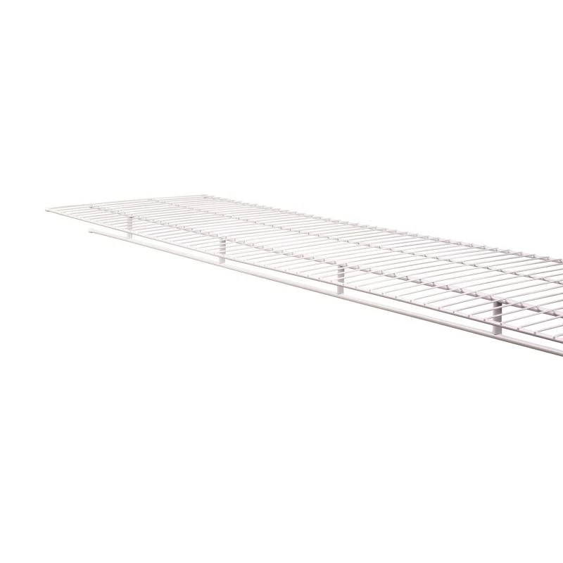 96 In. H X 12 In. W X 1.9 In. L Steel Linen Shelf - White