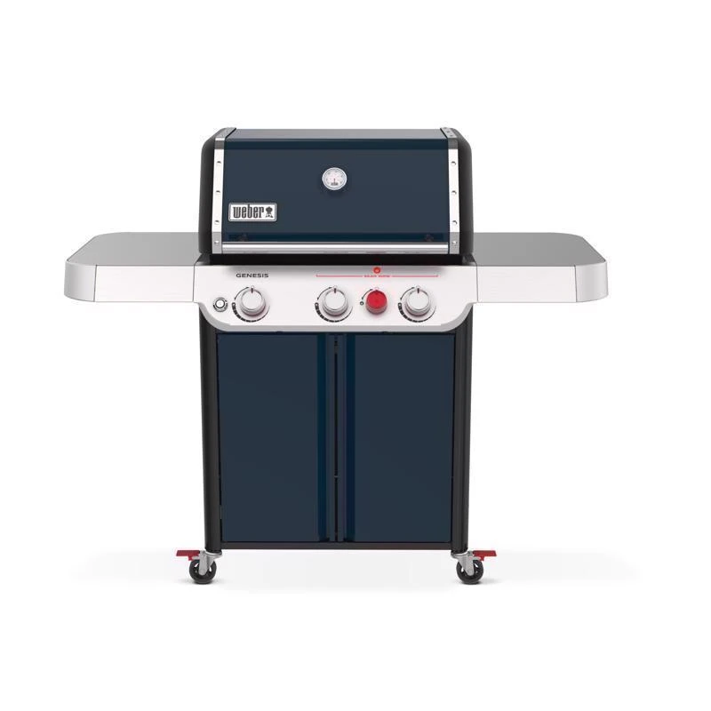 Genesis Sa-e-325 3 Burner Liquid Propane Grill Indigo With Stainless Steel Grates