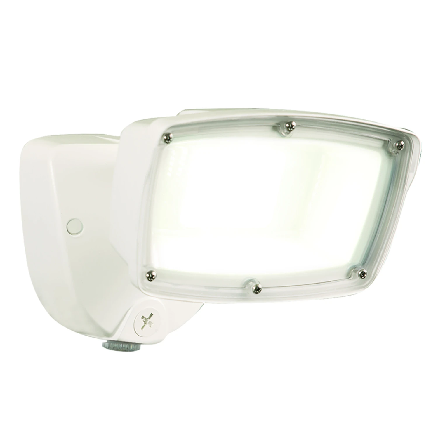 Dusk To Dawn Hardwired Led White Security Floodlight, 5800 Lumens, Model Fsl503tiw