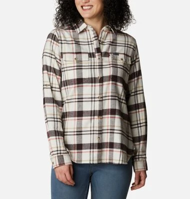 Women's Pine Street Stretch Flannel Shirt - Comfortable And Stylish