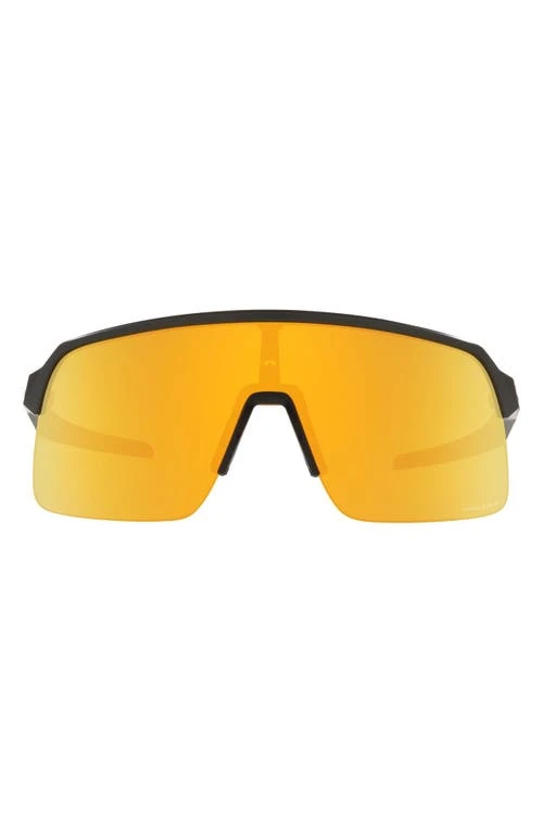Sutro Lite 139mm Prizm Wrap Shield Sunglasses Matte Carbon/prizm 24k