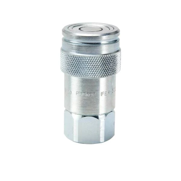 1/2 Inch Nptf Skid Steer Flush Face Coupler For Hydraulic Systems