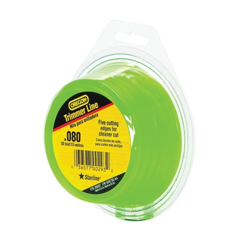 619767/36897 Co-polymer Trimmer Line, 0.080 In Diameter, 50 Ft Length