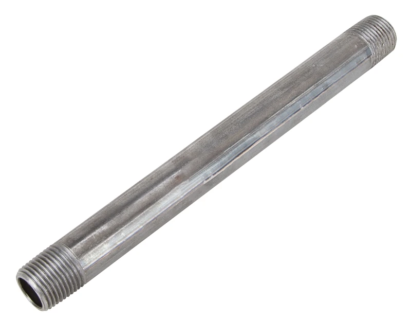1/2 Inch X 5 Inch Black Pipe Nipple - Quality Steel, Asme/astm Standard
