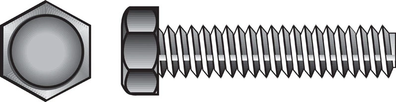 Hillman 1/4 in. D X 3 in. L Zinc Plated Steel Hex Tap Bolt 100 pk Hillman 1/4 in. D X 3 in. L Zinc Plated Steel Hex Tap Bolt 100 pk