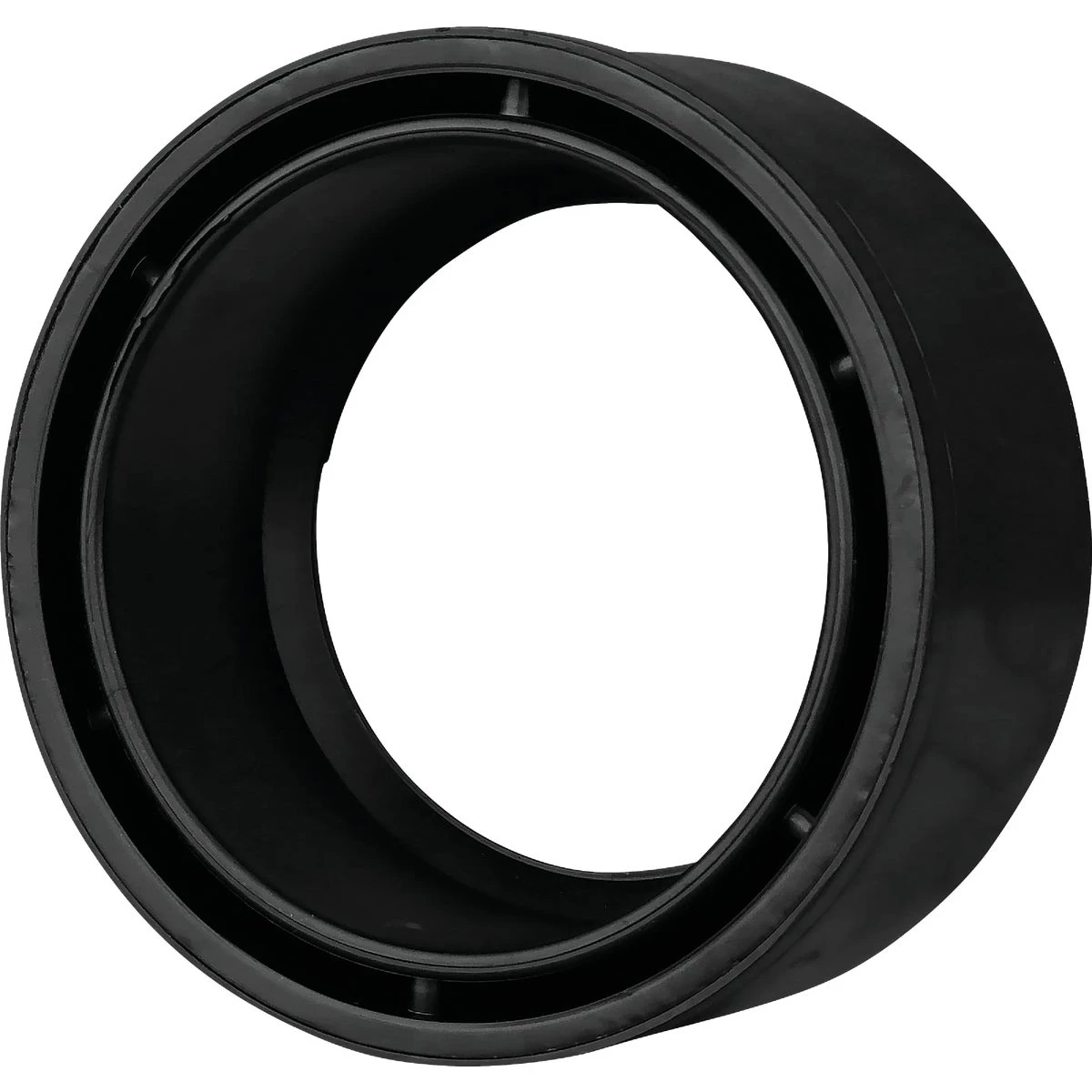 ABS Drain Waste Vent Flush Bushing Spigot by Hub 4 Inch by 3 Inch