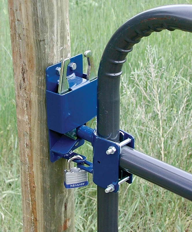 2-way Lockable Gate Latch For Round Tube Gates 1-5/8" To 2" O.d.