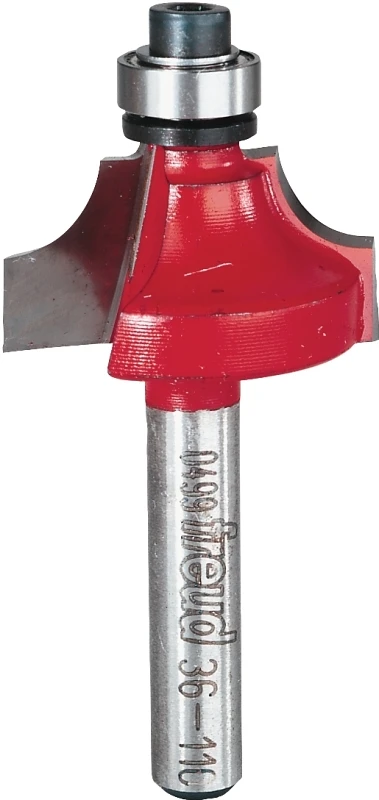 Carbide Tip 1-1/8 In. Beading Router Bit, 1/4 In. Shank, 2-3/16 In. Length