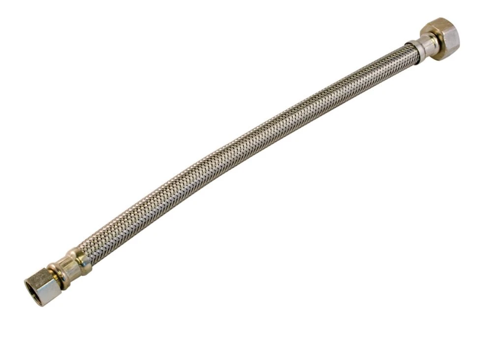30 Inch Stainless Steel Flexible Faucet Connector 3/8 X 1/2