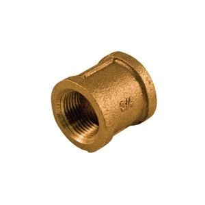 Pp 3/8 Inch Fpt Brass Coupling For Plumbing Applications