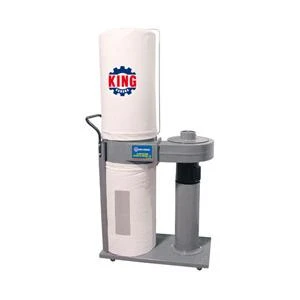 1 Horsepower Dust Collector With 600 Cfm Airflow - Model Kc-2105c
