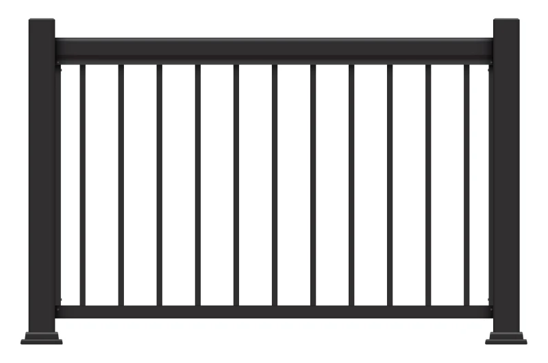 Black Railing 36 X 72 Inch - Durable And Stylish