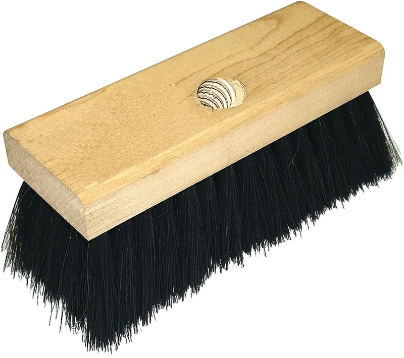 Tar Brush With Natural Black Fibers, 2.5" X 7" X 3.5", Model Roof 625