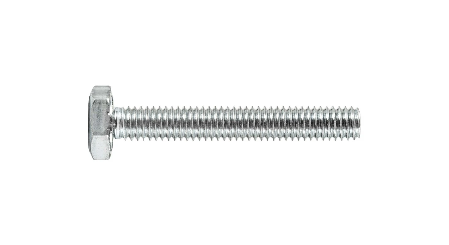 3/8-16 X 4 Inch Yellow Zinc Grade 8 Coarse Hex Cap Screws - Steel