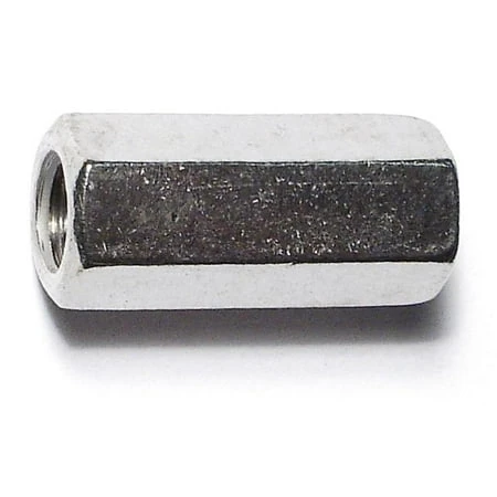 1/4-20 X 7/8 Coarse Thread Stainless Steel Coupling Nuts 18-8
