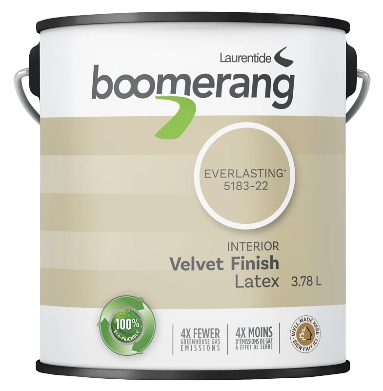 Premium Eco-friendly Low-sheen Velvet Latex Paint 3.78 Liters For Interior Use