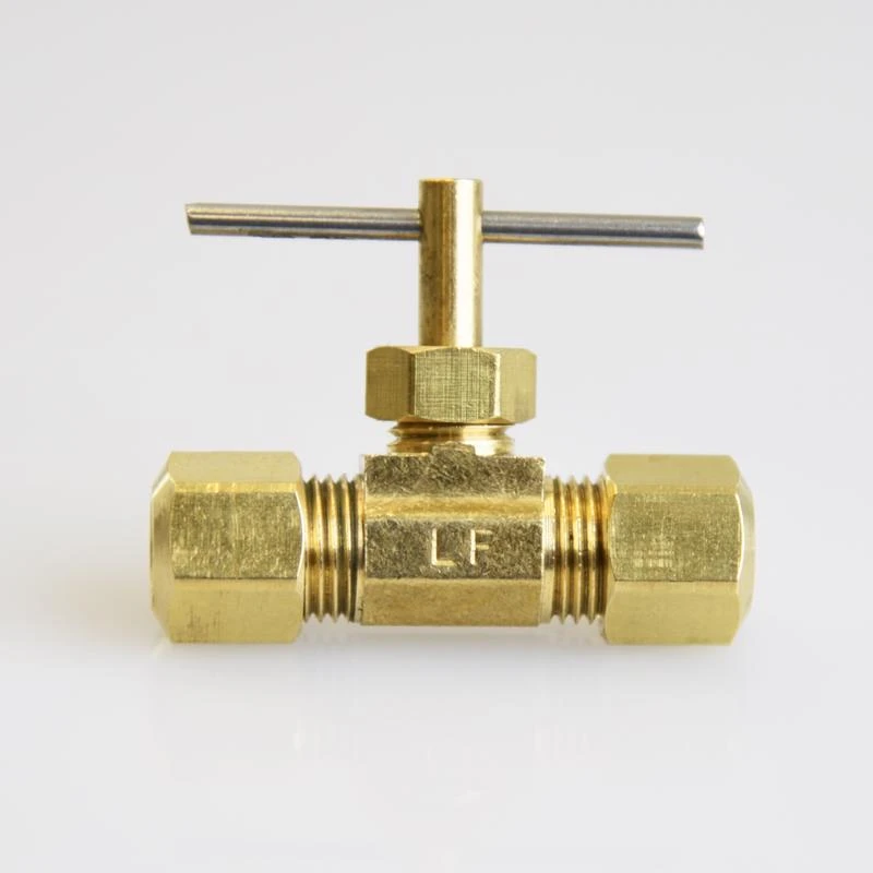 1/4 In. Brass Needle Valve For Water, Air, Steam, Oil And Gas Applications