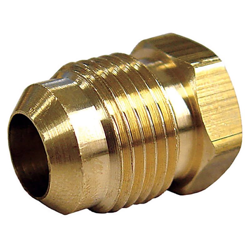 1/2 Inch Flare Brass Hex Plug - Lead-free, Maximum Pressure 1000 Psi, Ansi Certified