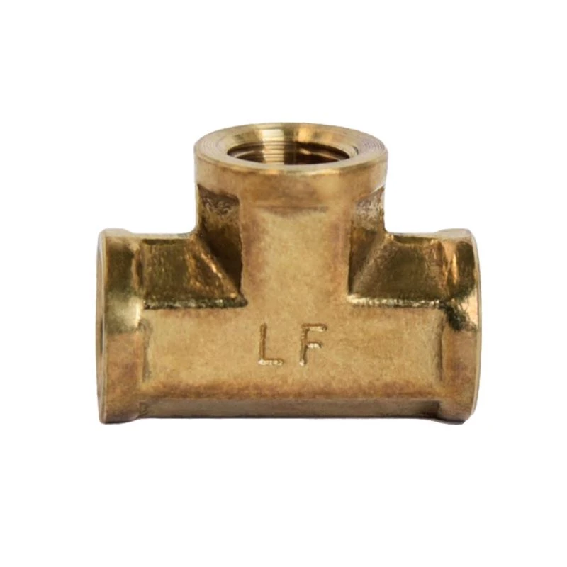 1/8 In. Fpt X 1/8 In. D Fpt Brass Tee - Durable Plumbing Fitting