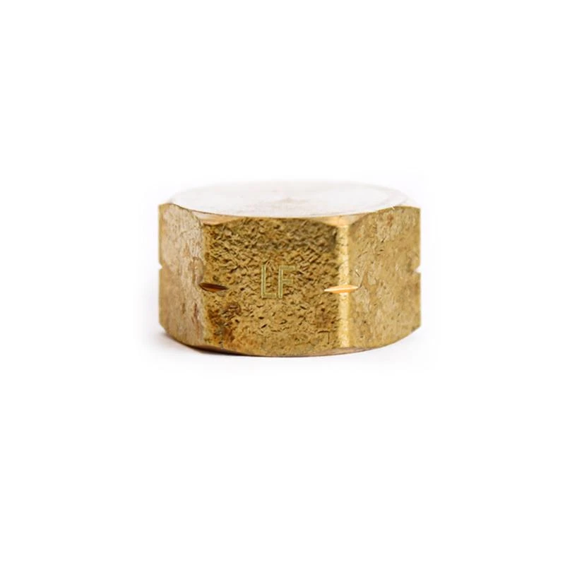 5/8 Inch Lead-free Compression Brass Cap For Copper, Aluminum, And Plastic Pipes
