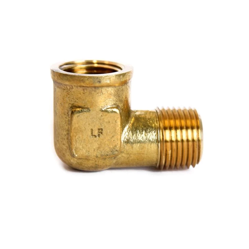1/2 In. Fpt X 1/2 In. D Mpt Brass 90 Degree Street Elbow - Lead-free