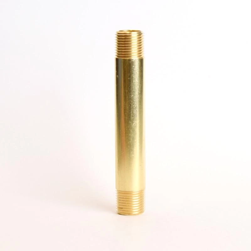 3/8 In. Mpt X 3/8 In. D Mpt Red Brass Nipple 4 In. Length