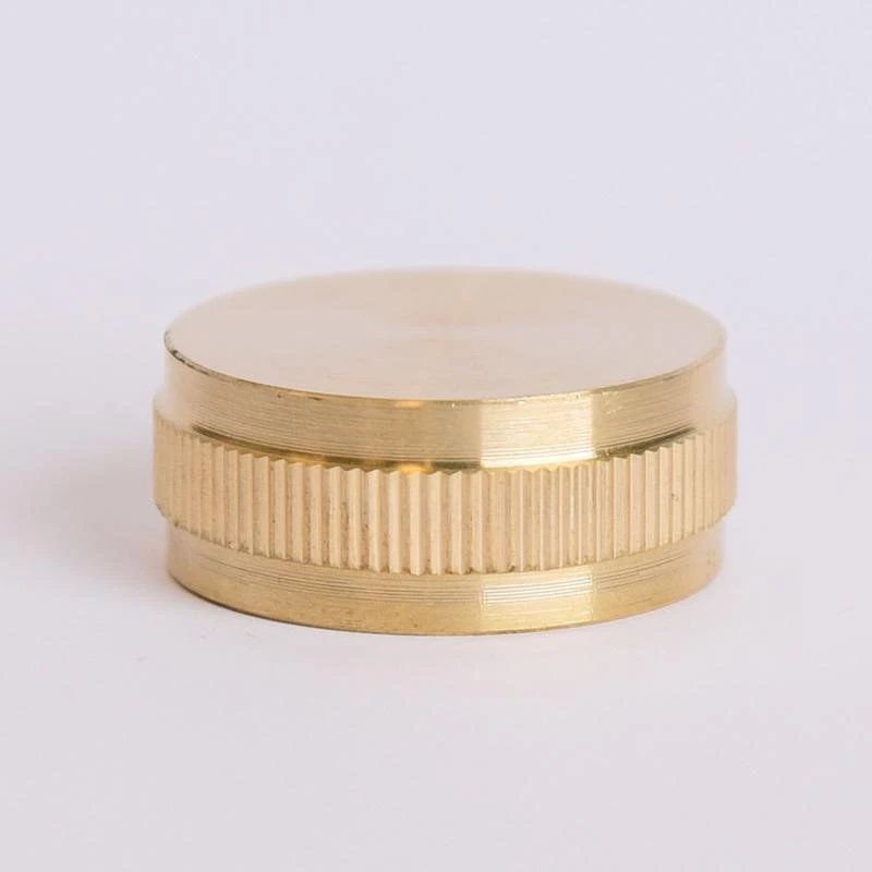 3/4 Inch Female Brass Hose Cap For Garden Hoses - Model 6jc126301511021