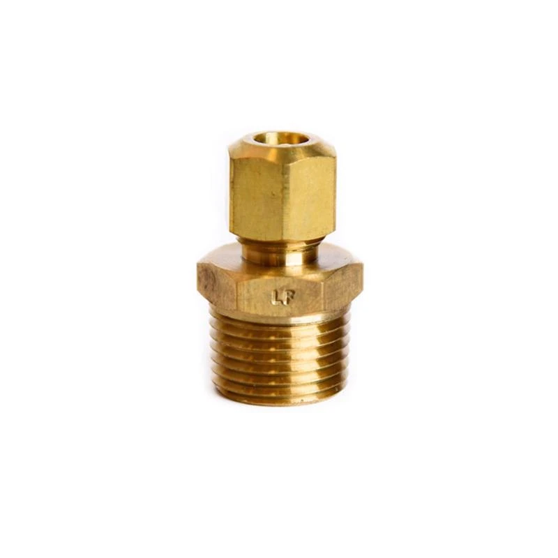 1/4 In. Compression X 3/8 In. D Mpt Brass Connector - Durable Plumbing Fitting