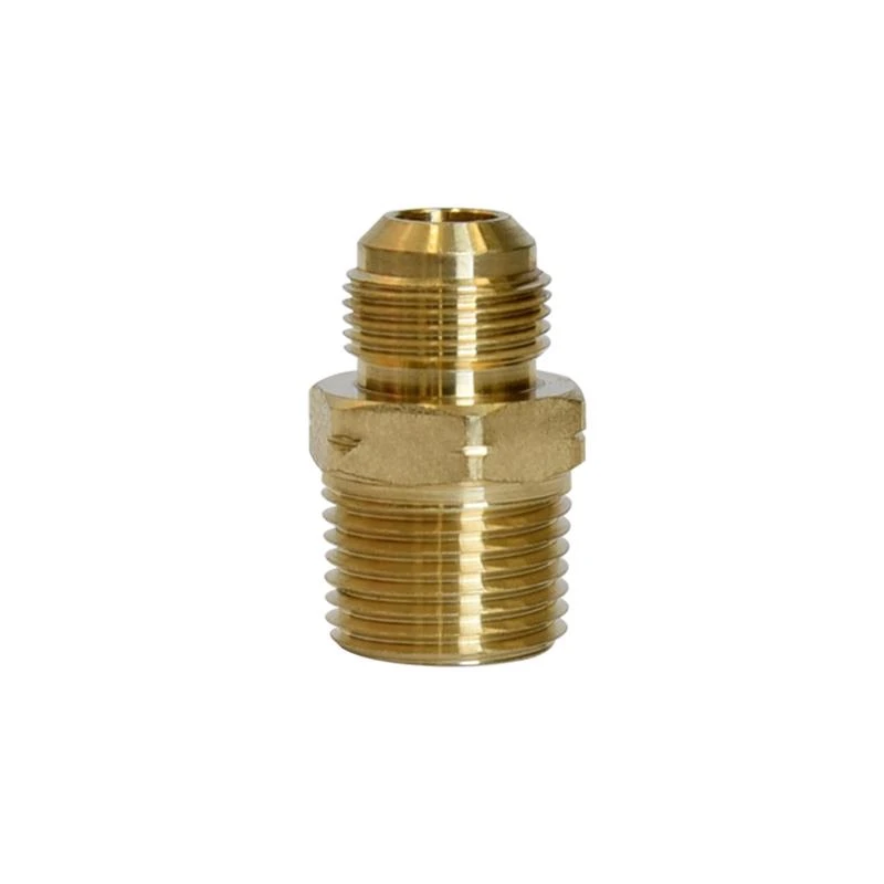 3/8 Inch Flare Brass Adapter For Plumbing - Lead-free, High Pressure, Durable