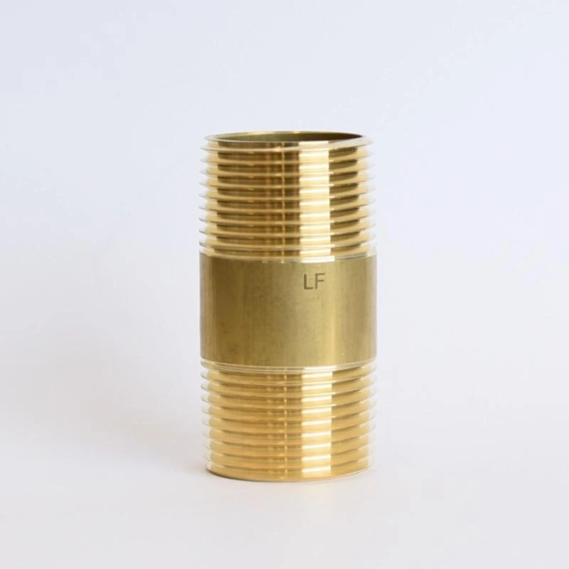 1 In. Mpt X 1 In. D Mpt Red Brass Nipple, 2-1/2 In. Length