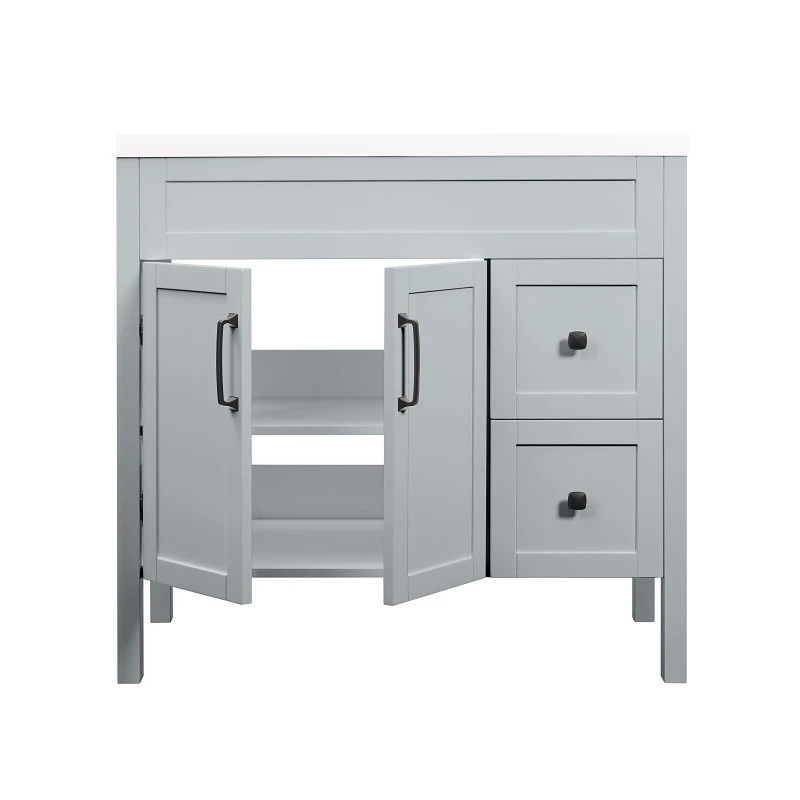 Vanity In Mountain Gray 36 X 21 X 35 Inches