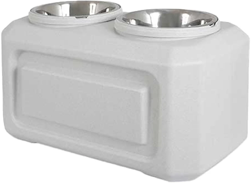 Feeder Dog Elevated Storage With Adjustable Height And Durable Design